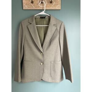 Ted Lapidus of Sweden Vintage Wool Blend Women's Sge Green Blazer
